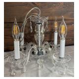 Lovely Lucite Ceiling Mount Light Fixture