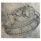 Ornate Vintage Wire Shelf