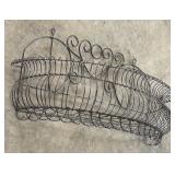 Ornate Vintage Wire Shelf
