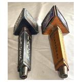 Two Sam Adams Beer Tap Handles