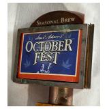 Two Sam Adams Beer Tap Handles