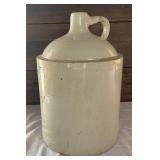 5 Gallon Red Wing Stoneware Jug with Handle, 18 Inch Tall Vintage Crock