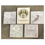 Variety of Adult Coloring Books including Beautiful Birds, Enchanted Forest, Tropical World and More!