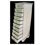 Distressed Ten Drawer Lingerie Chest