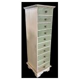 Distressed Ten Drawer Lingerie Chest