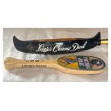 Leinenkugel Creamy Dark and Leinenkugel Viking Ale Tap Handles