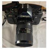 Canon F-1 and A-1 Cameras with Accessories