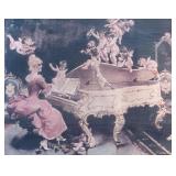 Cherubs Around the Piano Print by Virgilio Tojetti