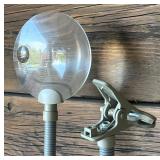 Adjustable Magnifying Glass Stand with Clip Arm