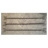 Set of Three Metal Wall Hanging Organizers