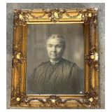 Antique Black and White Portrait Photographic Print