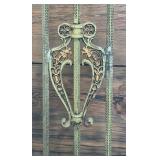 Beautiful Vintage Art Nouveau Style Ornate Triple Bulb Floor Lamp