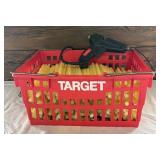 Target Shopping Basket Almost Full of Glue Sticks with Dexter Hysol 2000-HP Glue Gun