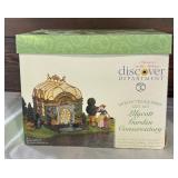 Department 56 Dickens Village Series Lillycott Garden Conservatory and Mrs. Brimm