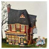 Department 56 Dickens Village Series Lillycott Garden Conservatory and Mrs. Brimm