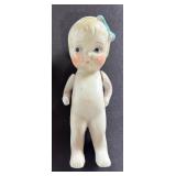 Three Antique Bisque Porcelain Dolls with Jointed Arms