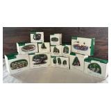 Department 56 Village Accessories including London Gas Worker, Slate Stone Path, Sherlock Holmes-The Handsome Cab, Wooden Rowboats and More!