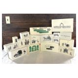 Department 56 Village Accessories including The Old Puppeteer, Horse Drawn Squash Cart, Chelsea Market Fish Monger & Cart, Winter Sleigh Ride and More!