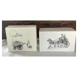 Department 56 Village Accessories including The Old Puppeteer, Horse Drawn Squash Cart, Chelsea Market Fish Monger & Cart, Winter Sleigh Ride and More!