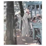"Restaurant De Oude Vink" Print by German Artist Max Liebermann