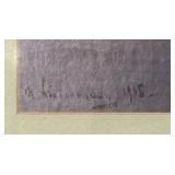 "Restaurant De Oude Vink" Print by German Artist Max Liebermann