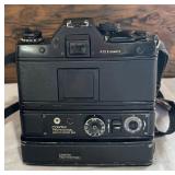 Two Contax RTS Cameras, Minolta Flash Meter III with Tamron, Vivitar and Contax Lenses