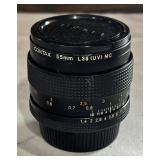 Two Contax RTS Cameras, Minolta Flash Meter III with Tamron, Vivitar and Contax Lenses