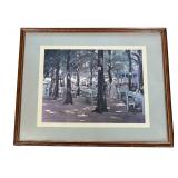 "Restaurant De Oude Vink" Print by German Artist Max Liebermann