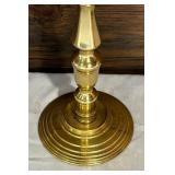 Pair of Brass Candle Holders by Century