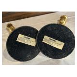 Pair of Brass Candle Holders by Century