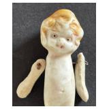 Adorable Antique Bisque Porcelain Dolls