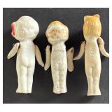 Adorable Antique Bisque Porcelain Dolls