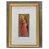 Angel Making Music Print from the Tabernacle of the Linaioli by Fra Angelico