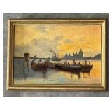 Beautiful Boat Motif Print