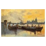 Beautiful Boat Motif Print