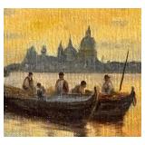 Beautiful Boat Motif Print