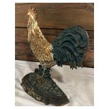 Vintage Cast Iron Rooster Door Stop