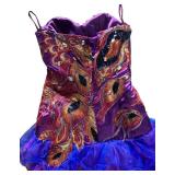 Fancy Vibrant Bedazzled Ball Gown from Asia