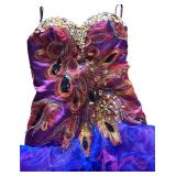 Fancy Vibrant Bedazzled Ball Gown from Asia
