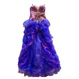 Fancy Vibrant Bedazzled Ball Gown from Asia