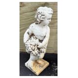 Neoclassical Style Outdoor Cement Cherub Decor