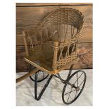 Antique Gendron Wheel Company Doll Stroller