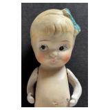 Trio of Adorable Vintage Bisque Porcelain Dolls