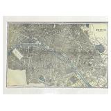 Amazing Unframed Map of Paris