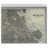 Amazing Unframed Map of Paris