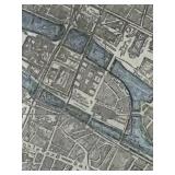 Amazing Unframed Map of Paris