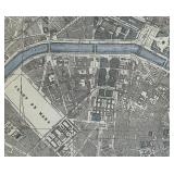 Amazing Unframed Map of Paris