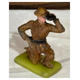 Variety of Vintage Toy Military Figurines