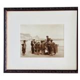 Framed Vintage Photograph Free Education by F.M. Sutcliffe