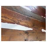 Rustic Wooden Dining Table with Distressed Finish